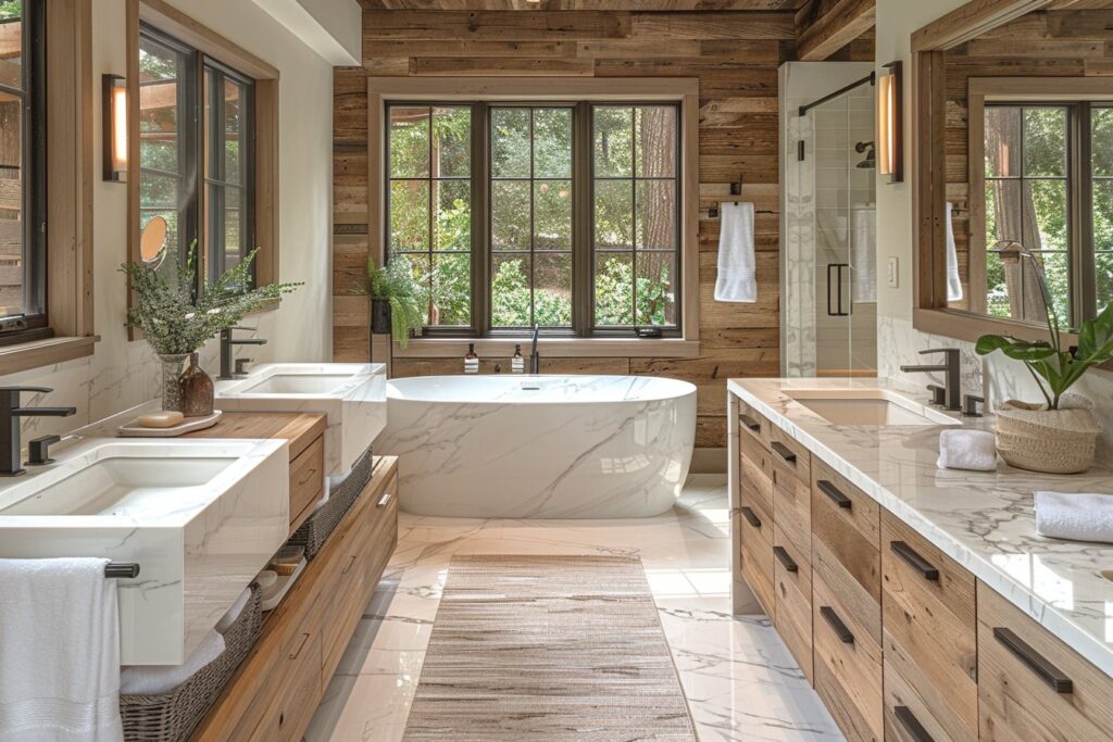 Comment choisir la salle de bain en marbre et bois idéale pour votre maison