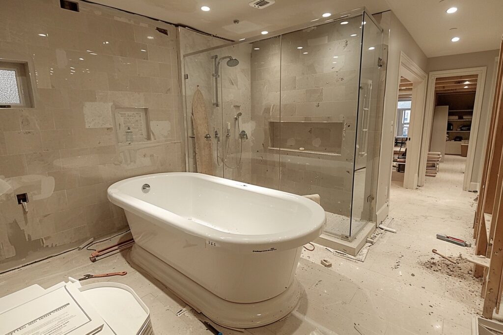 Installation de refaire une salle de bain pour une expérience optimale