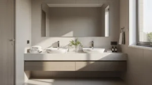 salle de bain double vasque